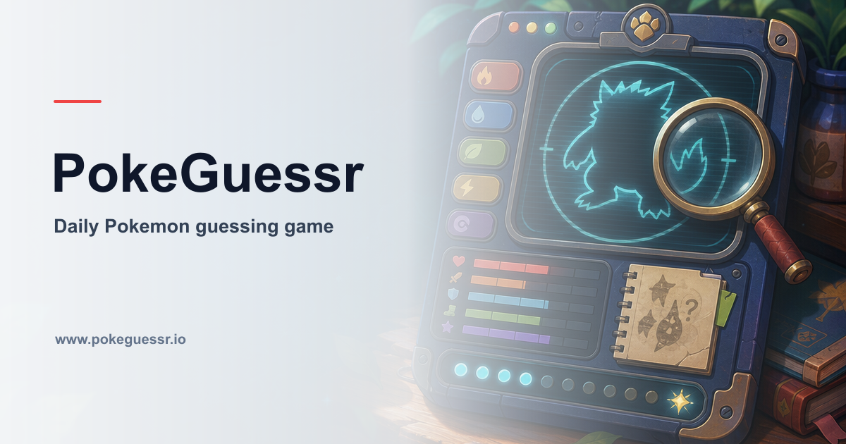 Daily Pokemon Pokemon Guessing Game: Guess the Pokemon Daily | PokeGuessr